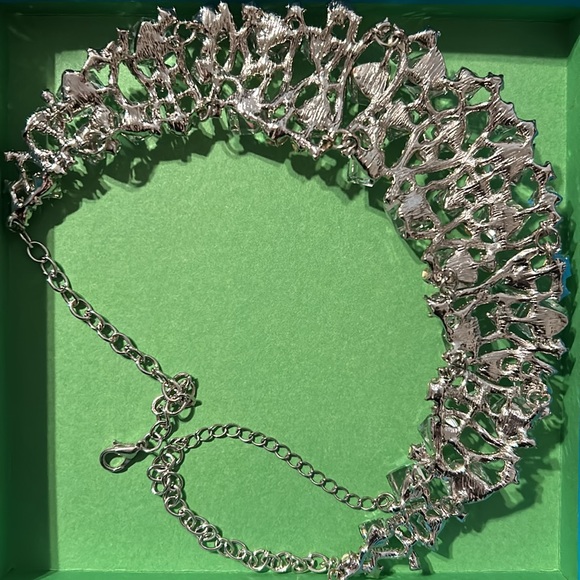 Diamond bib necklace  no rust well taken care of. - Picture 3 of 3